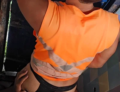 Worker Fucks My Ass in the Bathroom at Work