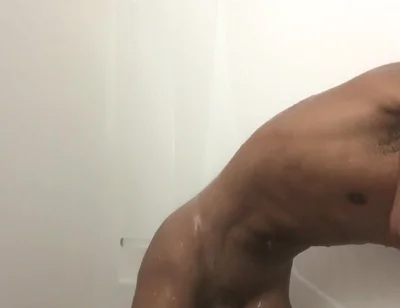 Cumshot in the Shower