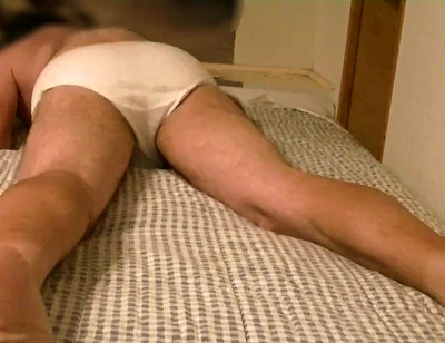 Panty Hump Masturbation in Bed