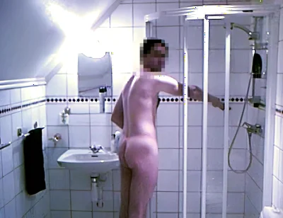 Humping Pee and Shower Masturbation