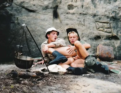 Marc Vidal and Two Hikers