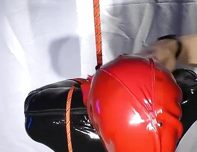 Nicky Latex Doll Gagged and Roped