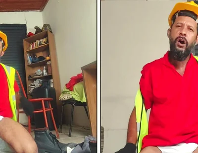 White Underwear - Worker (double Camera)