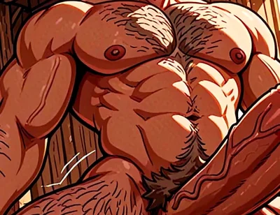 Horny Ai Men Nude Cumming