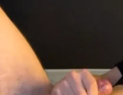 Pup Jerking Live - Huge Cumshot