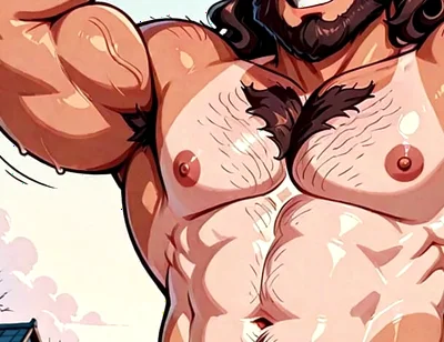 Hunks Posing Outside Nude Art