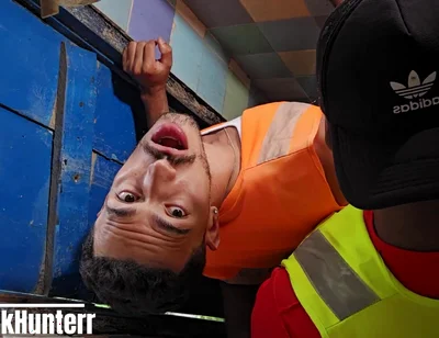 Two Employees Making Out in the Bathroom