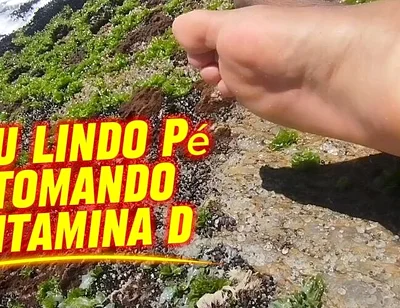 My Beautiful Feet After a Day of Work Taking Vitamin D on the Beach