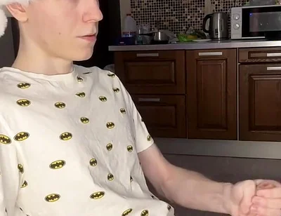 Naughty Solo Session Floods Twink Abs with Cum