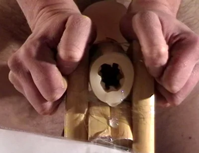 Long Fleshlight Pussy Stand Fuck Masturbation