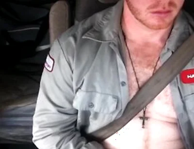 Ginger Trucker Jerks While He Drives - Thor Johnson