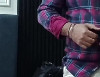 Mature Indian Daddy Jerking off Alone in His Room 4K Video