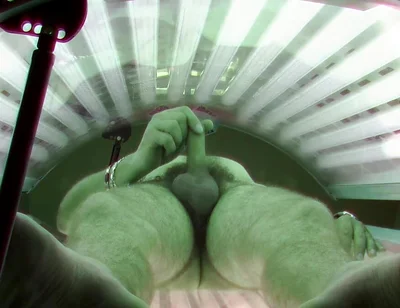 Czech Gay Solarium 19 Hairy Twink Takes Himself to the Next Level