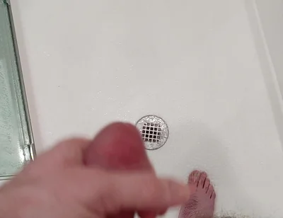 Jerking It in the Hotel Shower Stall