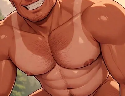 Handsome Erect Hunks Ai Art