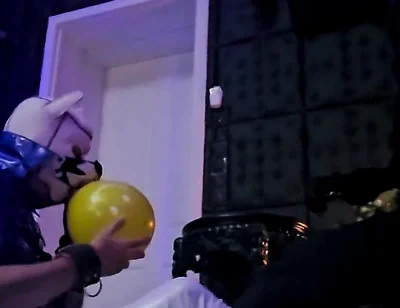 Playing Puppies Sneakers,smelly Socks,feets and the Yellow Balloon