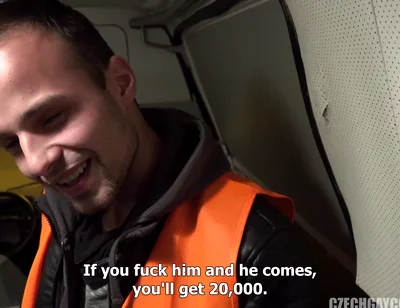 Czech Gay Couples 5 Parking Lot Punishment - Fresh Meat Wrecked in a Company Car