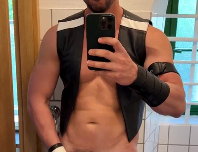 Getting ready for my next scene