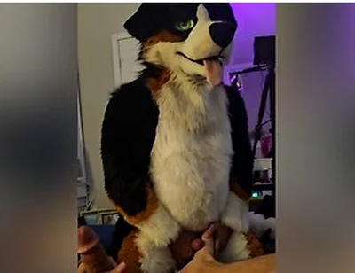 Lewdmindedlynx Helps Angrybarks Through His Rut Week Cums Inside And On His Feet Paws