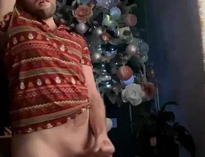 Christmas Time, Mistletoe and Cock