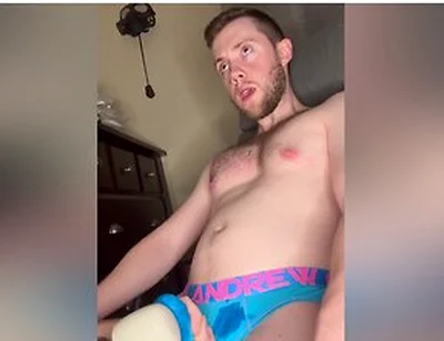 Cute Bro Made To Cum His Briefs