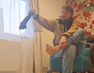 Sweaty Boot and Feet Worship After a Hards Day Work