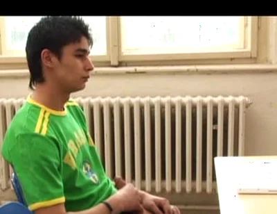 A student watches the anal lesson