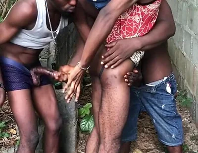 New Year Day Three Some Gay Sex with Tops with Massive Cock