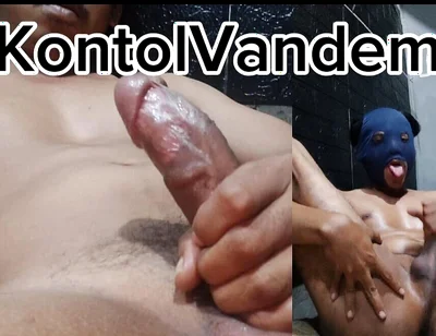 Fat Guy, with Oil Smeared Enjoys a Squirting Cock