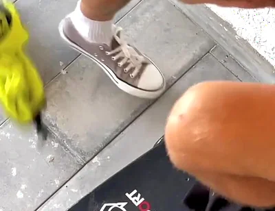 He Noticed a Guy He Saw on a Gay App, and Asked Him to Have Sex Right Then and There. He Fucked a Skateboarder on a Fire Escape