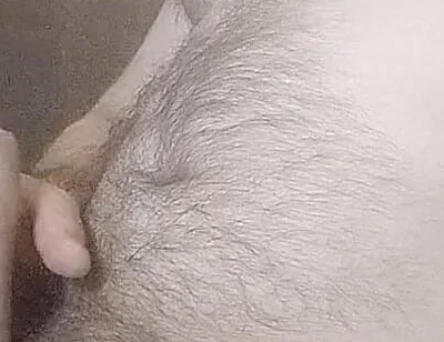 Hairy Gay Uncut Cock Masturbation and Cumshot