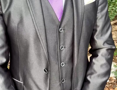 Public Outdoor Masturbation in a Shiny Suit