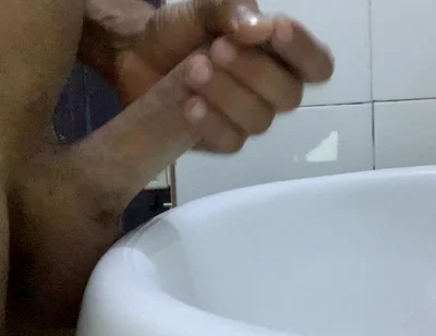 Jerking at Work in Toilet of My Boss