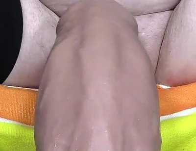 I Just Love Vibrating My Loose Cooch Stretched by a Huge Toy!