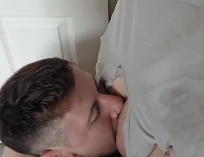 Sucking off and Rimming My Step Dad at Gloryhole Anonymous Cum on Facial Taboo