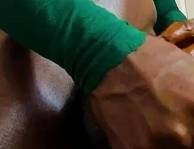 Horny Muscular Dude Splashed Out Cum in His Room