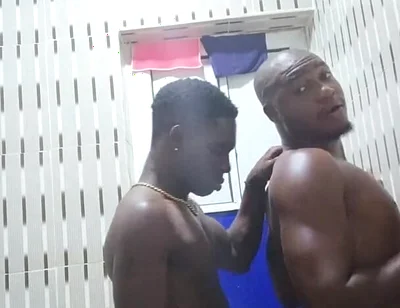 Big Ass Guy Came for a Bathroom Sex