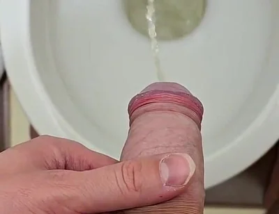 This Is How Hard It Is to Pee with a Hard Dick After an Orgasm