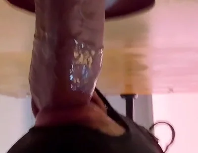 Daddy Cock at Gloryhole: His Thick Fills the Cum Glass - Then I Get so Horny I Shoot Right in