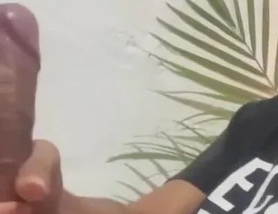 Young Man Enjoying a Rich Handjob