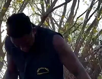 Vigilante Humiliating the Worker