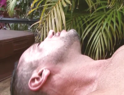 Gay's on Fire Scene-4_twink in Swimsuit Enjoys Sucking a Muscular Guy's Cock in the Pool