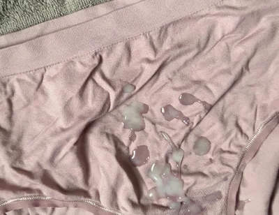 Cum on Wife’s Panties 8