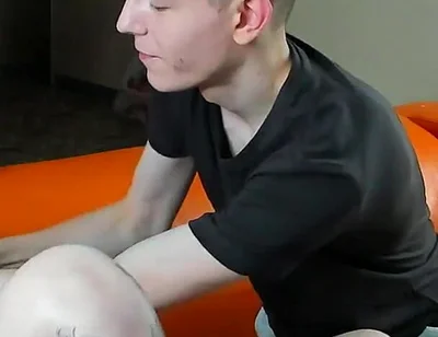 His Cock Is Bound to Get Hard as He Tenses It up!