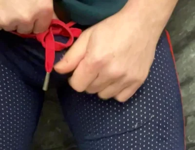 Jules' First Piss Desperation Challenge After Being Trained Many Times by His Flatmate Simon to Pee Himself, He Is Now Dared to