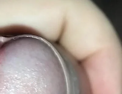 Close up Masturbation Uncut Cock and Cumshot
