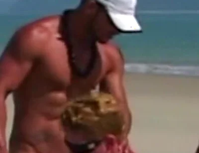 Two Sexy Latino Boys Fucking Bareback on the Beach for Fun Exhib