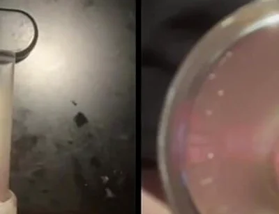 Pissing in a Fleshlight Helped by a Friend POV