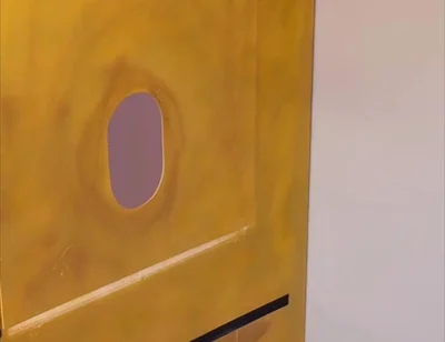 His First Gloryhole Visit Ends in a Geyser-like Cum Fountain
