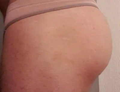 Ass in Girls Underwear